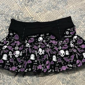 Dolls Kill goth skirt.
